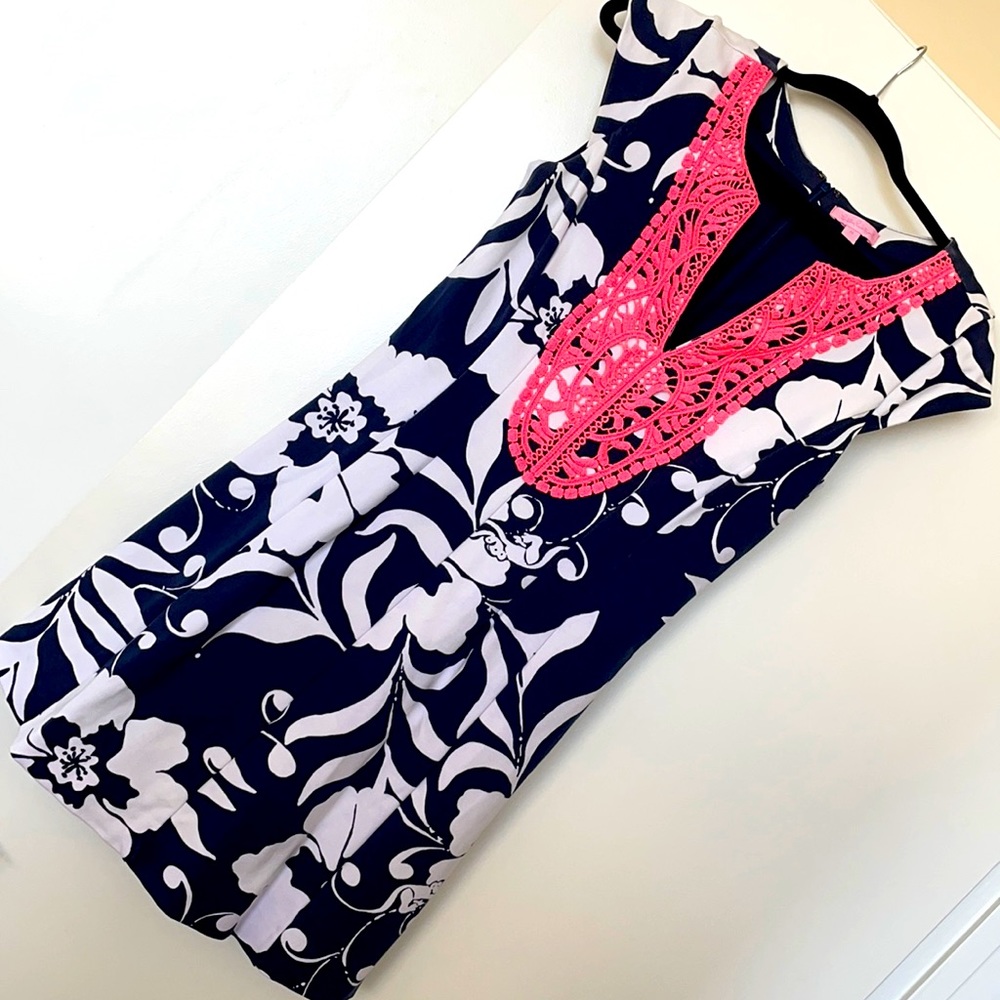 Lilly Pulitzer EUC Briella Fit & Flare Dress Size MEDIUM